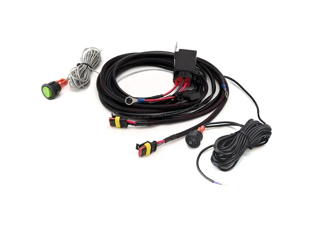 Two-Lamp Wiring Kit With Momentary Switch (3-Pin, Superseal, 12V) 1