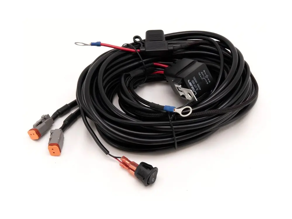 Two Lamp Wiring Kit (2-Pin, Deutsch Dt, 12V) 1