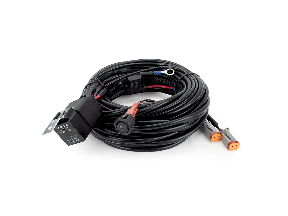 'Long' Two Lamp Wiring Kit (2-Pin, Deutsch Dt, 12V) 1