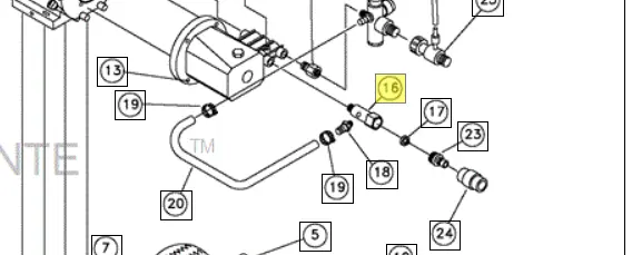 30484 Bypass, 3/8 X 1/4 He Ref 16 Northstar 1