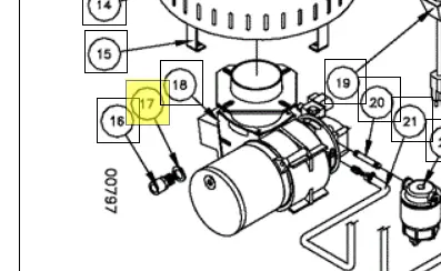 305267 Strain Relief Nut 1/2 Ref 17 Northstar 1