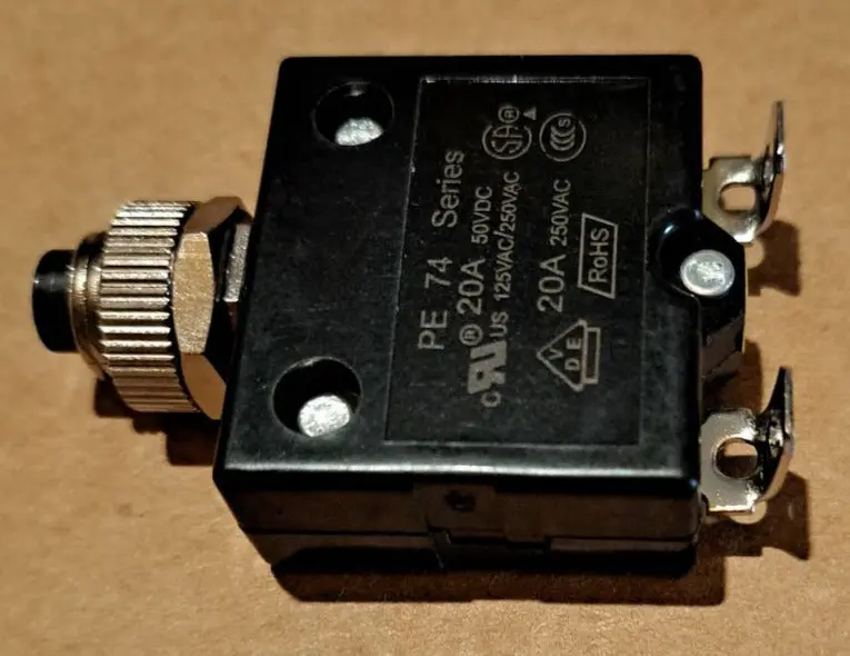 30643 Circuit Breaker 20 Amp Used On Northstar Generators Ns-Fm-2016/W2 1