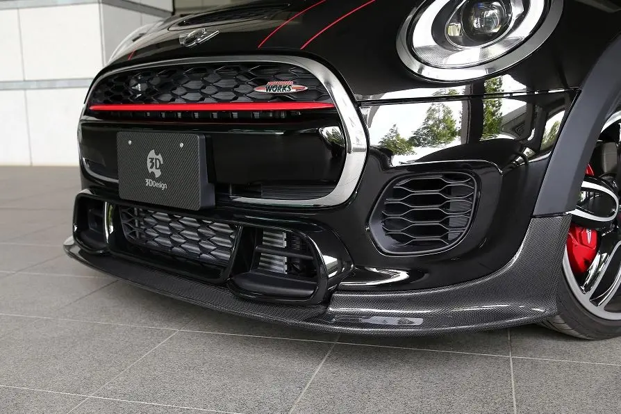 3D Design Mini F56 Jcw Carbon Front Lip 1