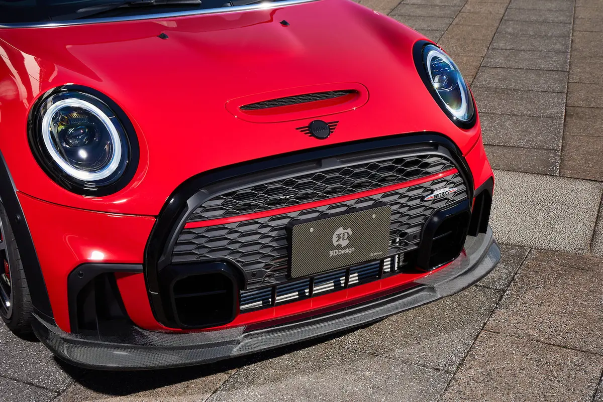 3D Design Mini F56 Jcw Lci Carbon Front Lip 1