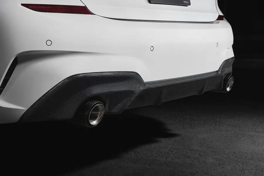 3D Design G20 3-Series M-Sport Carbon Rear Diffuser - 2-Tip 1