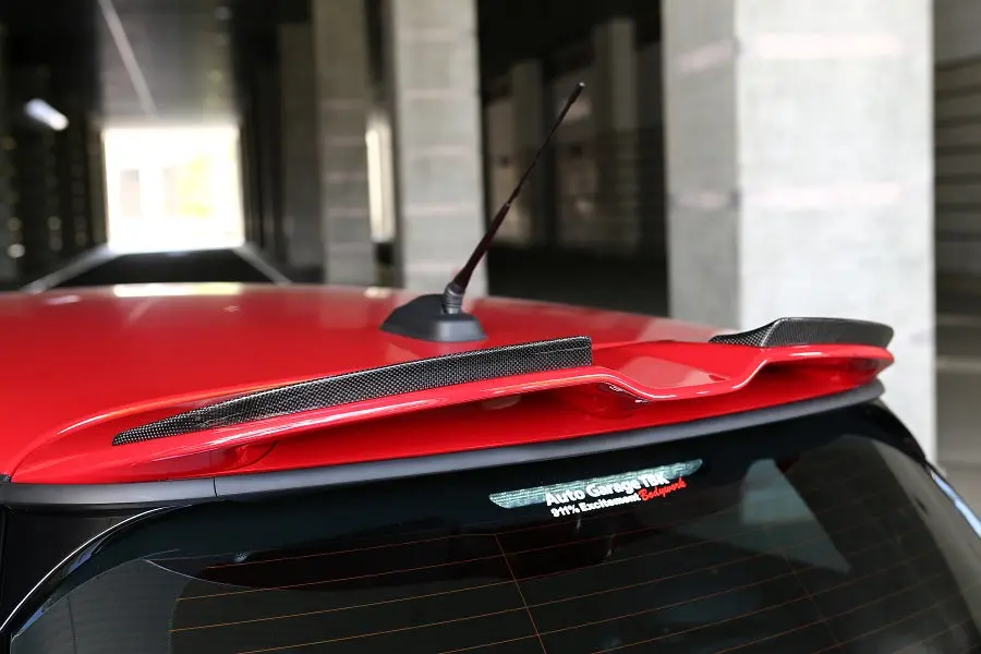 3D Design Mini F56 Jcw Carbon Roof Spoiler Extension 1