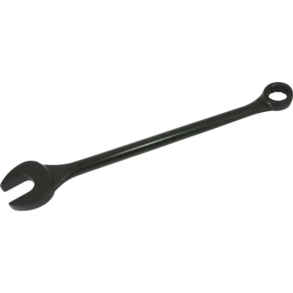 12 Point Sae Round Shank Large Combination Wrenches - 15° Offset - Black Oxide Finish 1