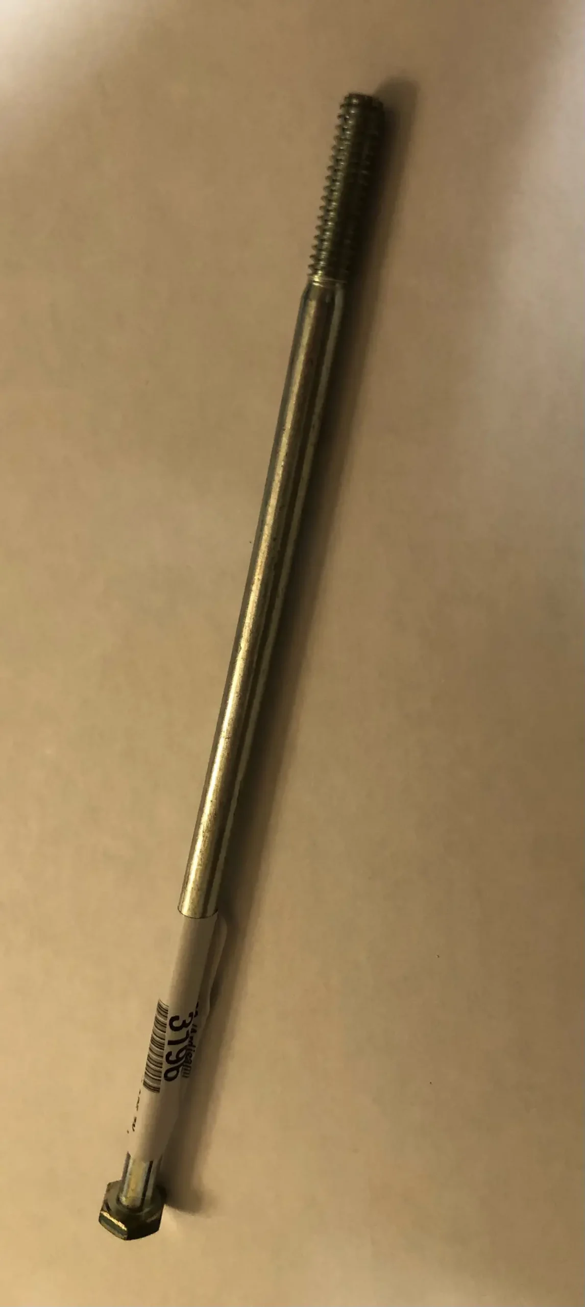 3196 Bolt 1/4-20 X 7-1/2 Gr5 Zn  Earthquake 1