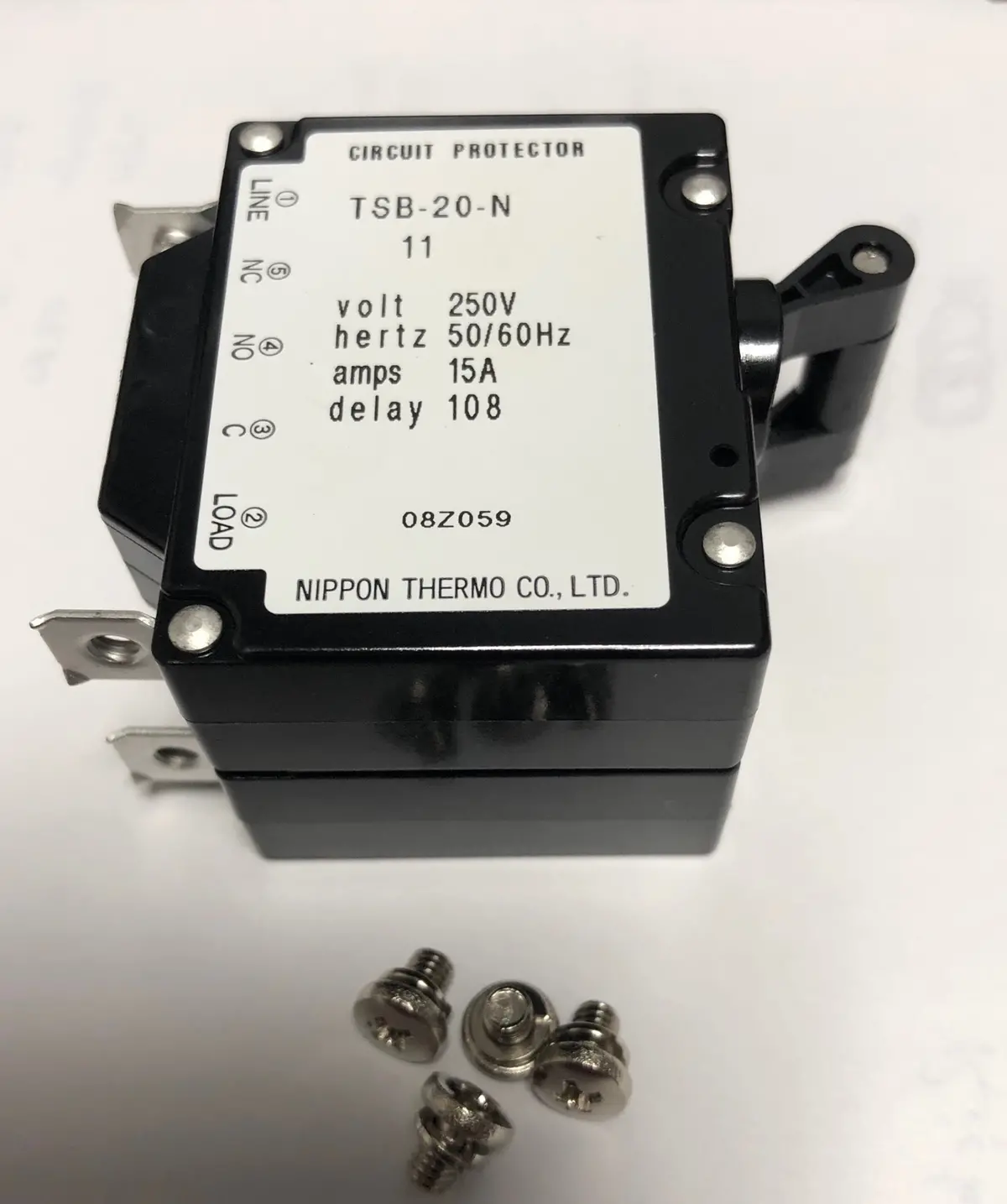 31C-73005-03 Circuit Breaker 2P 15A Robin Subaru Generator Part 1