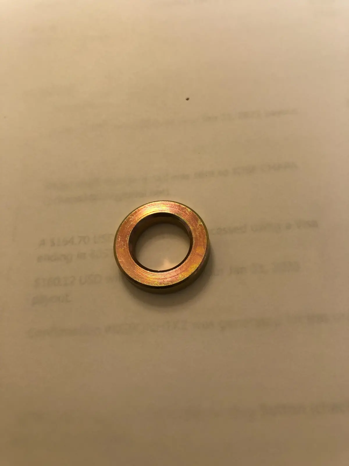 33602 Bushing 21.9 X 13.3 X 4.5 Mm Yl Zn Earthquake 1