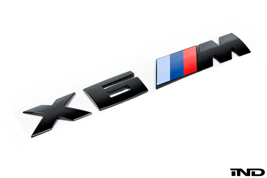 Ind F86 X6m Painted Trunk Emblem 1