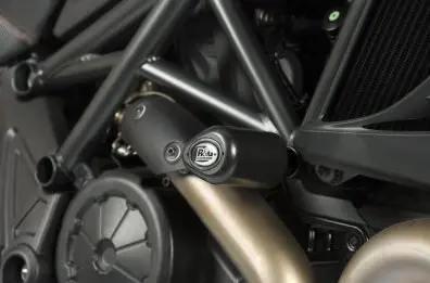 R&G Crash Protectors Aero Style Fits For Ducati Diavel ('11-) & Diavel Strada ('13-) 1