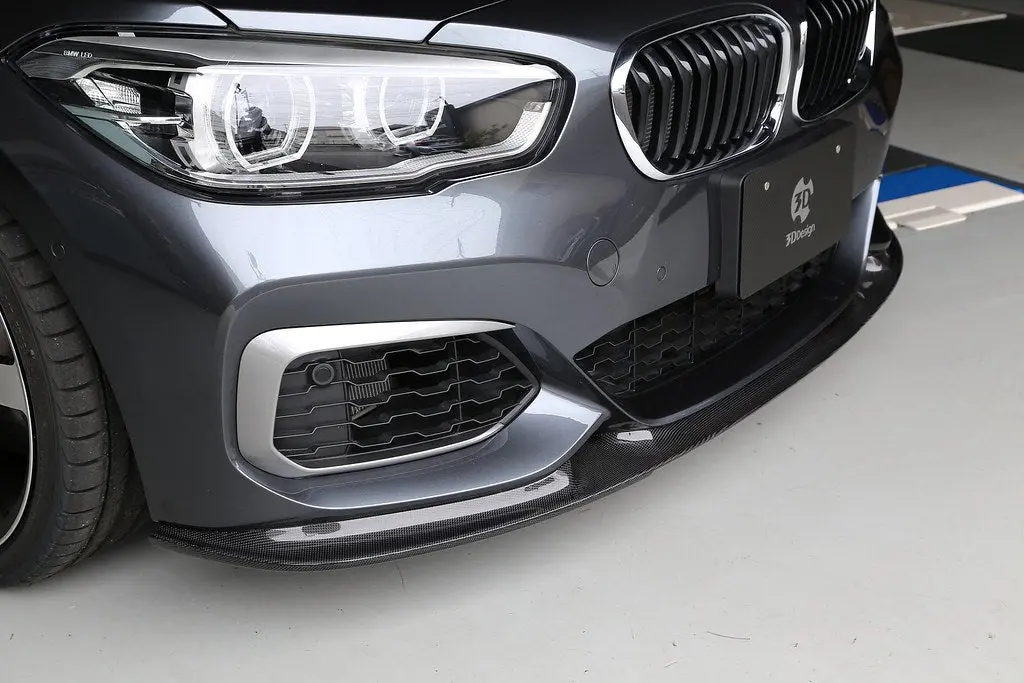 3D Design F20 1-Series Lci M-Sport Carbon Front Lip 1