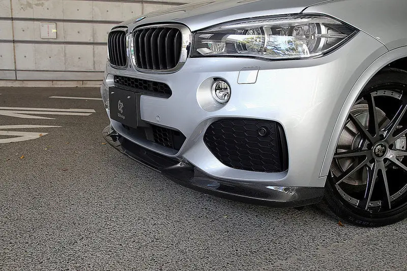 3D Design F15 X5 M-Sport Carbon Front Lip 1
