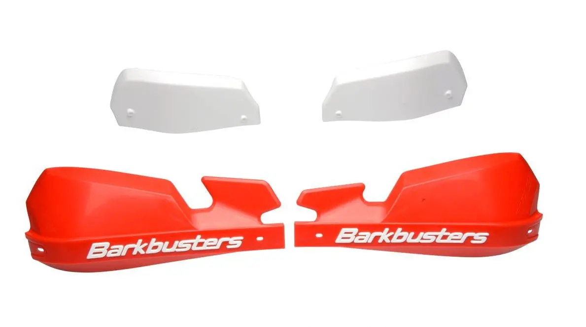 Barkbusters Vps Plastic Hand Guards With Wind Deflector Set (Red) 1