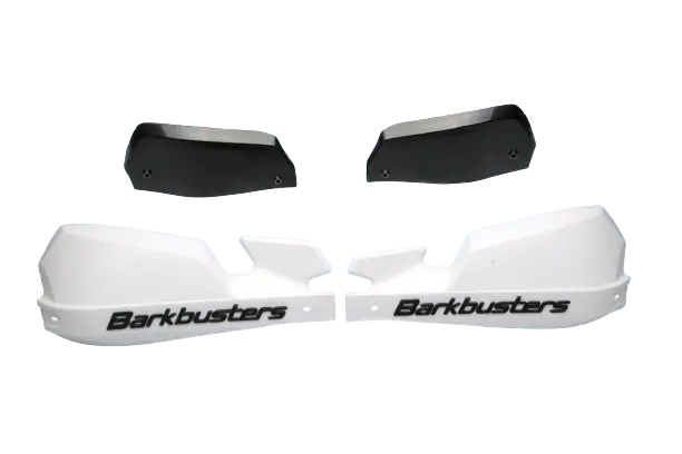 Barkbusters Vps Plastic Hand Guards With Wind Deflector Set (White) 1