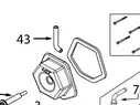 41445101 (580353801) Breather Tube #43 Lct Powerhorse 1