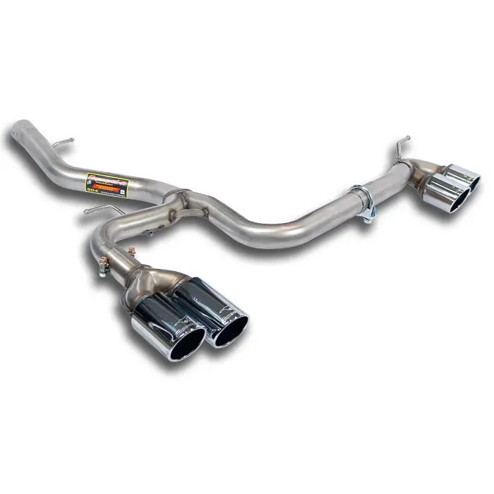 Supersprint Bmw E81 Rear Pipes Right Oo80 - Leftoo80 (Muffler Delete) 1