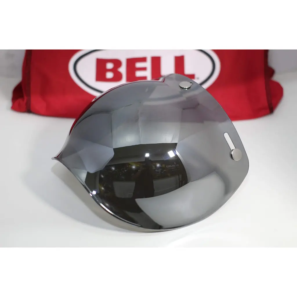 Bell Visor Sparepart For Custom 500 Ps-3 Snap (Bubble Shield Silver Iridium) 1