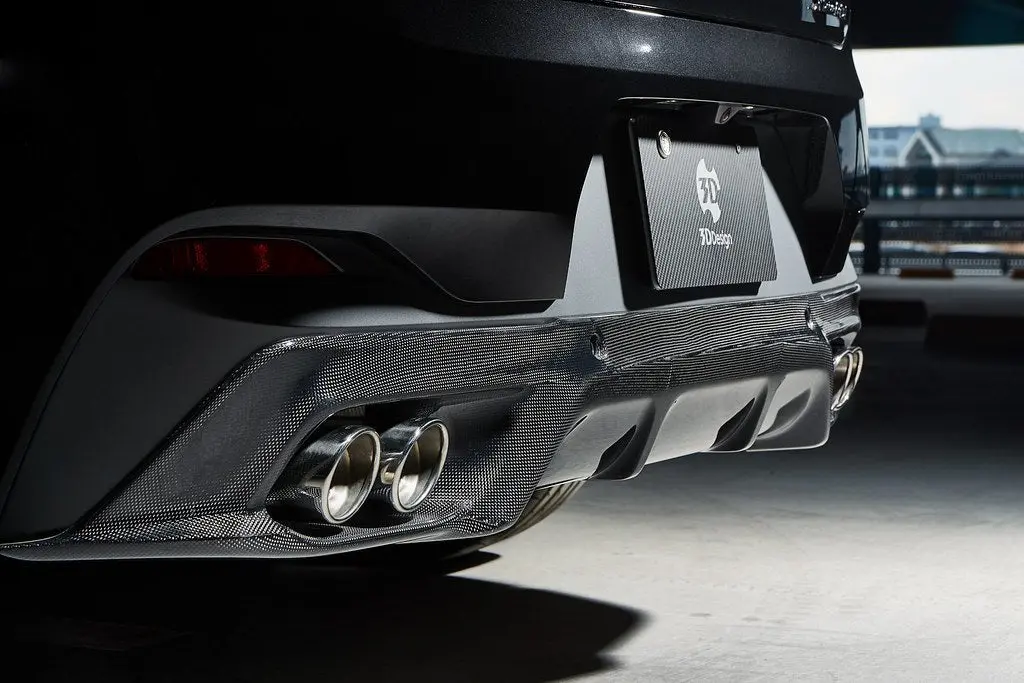 3D Design F39 X2 M-Sport X Carbon Rear Diffuser - 4 Tip 1