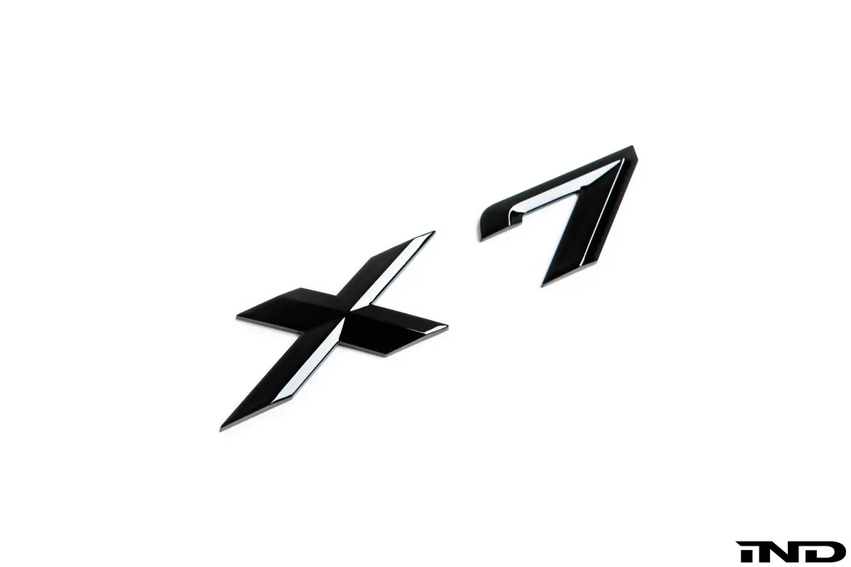 Ind G07 X7 Painted Trunk Emblem - Xdrive Model Fitment 1