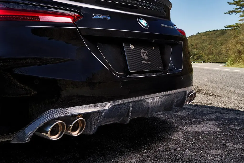 3D Design G29 Z4 20I M-Sport Carbon Rear Diffuser - 4 Tip 1