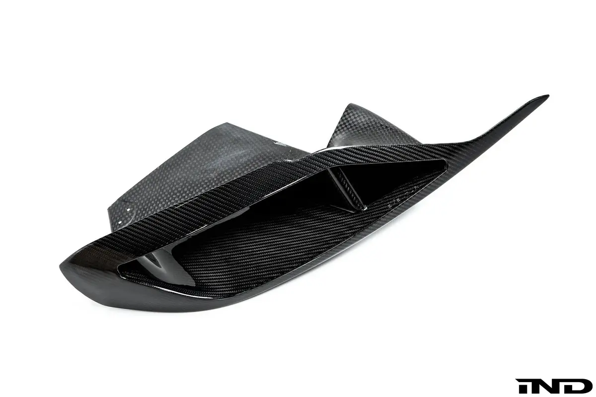 Eventuri Toyota A90 Supra Black Carbon Headlamp Race Duct 1