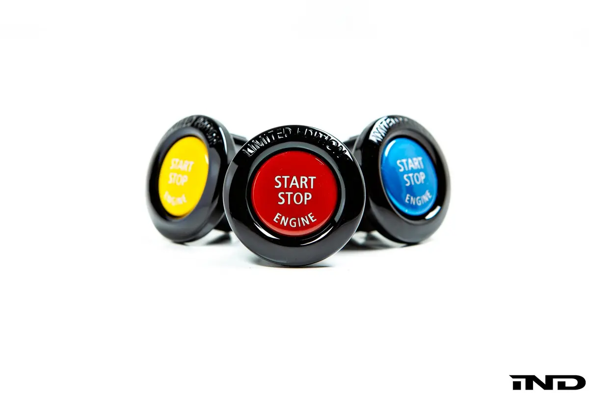 Bmw E9x M3 Limited Edition Gloss Black Ignition Switch + Ind Start / Stop Button 1