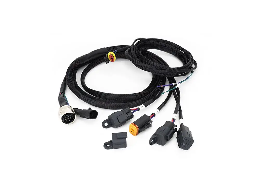 Four Lamp Wiring Kit With Itt Connector (4-Pin, Deutsch Dt, 12V) 1