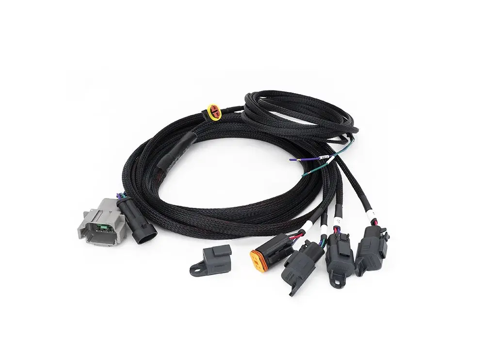 Four Lamp Wiring Kit With Dt04-08 Connector (4-Pin, Deutsch Dt, 12V) 1