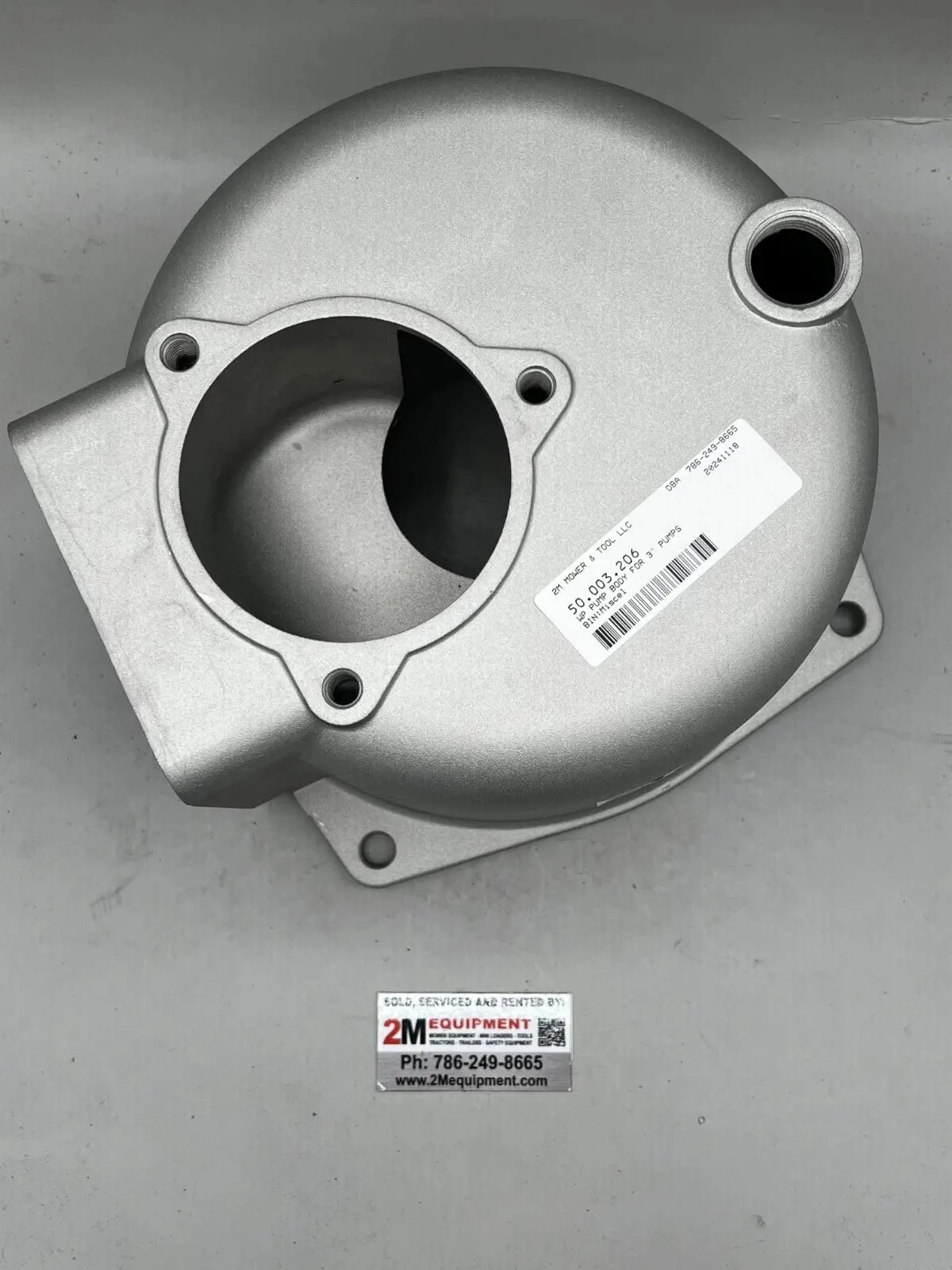 50.003.206 Pump Body 3" Be Equipment 1