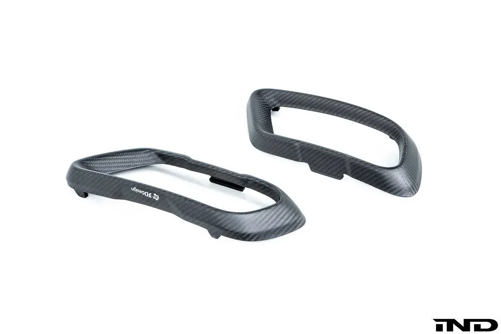 3D Design G0x X5 / X6 / X7 M-Sport Carbon Tail Pipe Trim Set 1