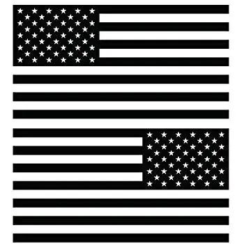Usa Flag Die Cut Vinyl Decals 1