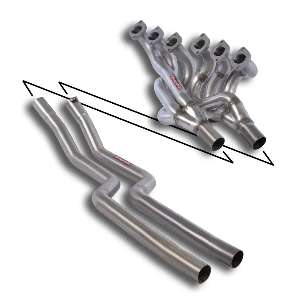 Supersprint Bmw 5 Series E12 Manifold + Connecting Pipes 100% Stainless Steel(Lhd) 1