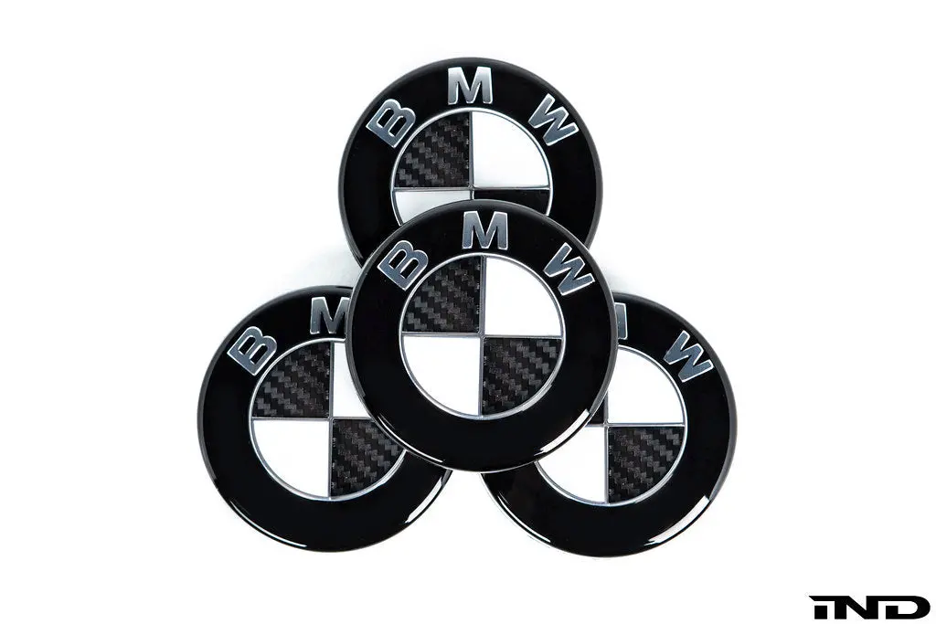Ind Carbon Wheel Center Cap Set - 56Mm 1