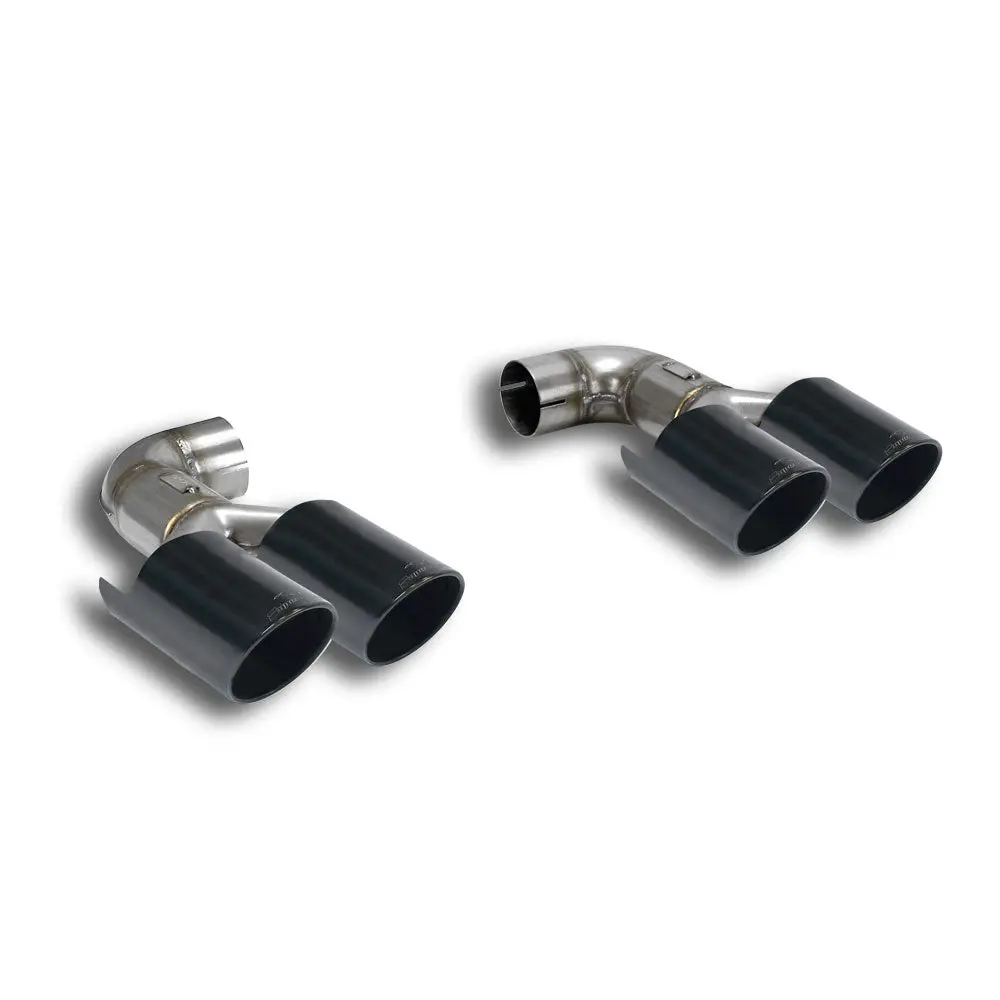 Supersprint Bmw F85 X5m / F86 X6m Endpipes Kit Oo90 Right- Oo90 Left "Gun Metal Grey" 1