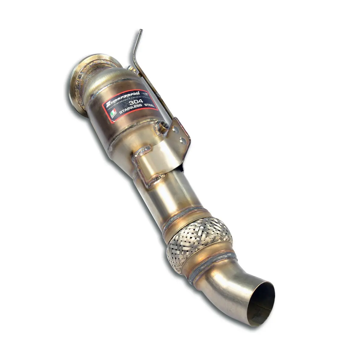 Supersprint Bmw F20 / F21 Lci 2014 -> Downpipe + Metallic Catalytic Converter 100Cpsi Wrc 1