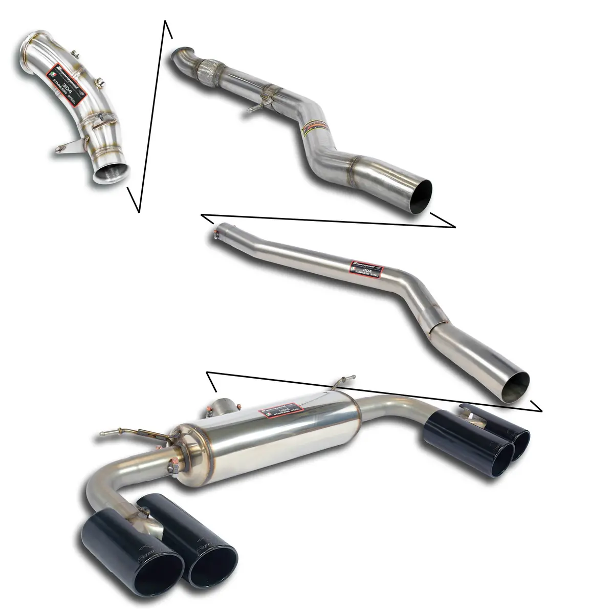 Supersprint Bmw F87 M2 (N55) Track Performance Pack 1