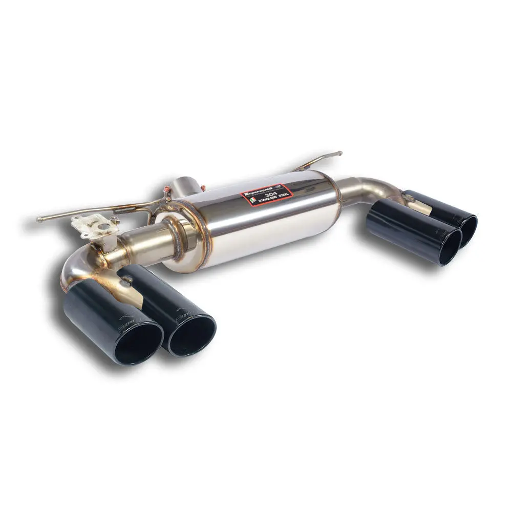Supersprint Bmw F87 M2 (N55) Rear Exhaust Right Oo90 - Left Oo90 "Gun Metal Grey" With Valve 1