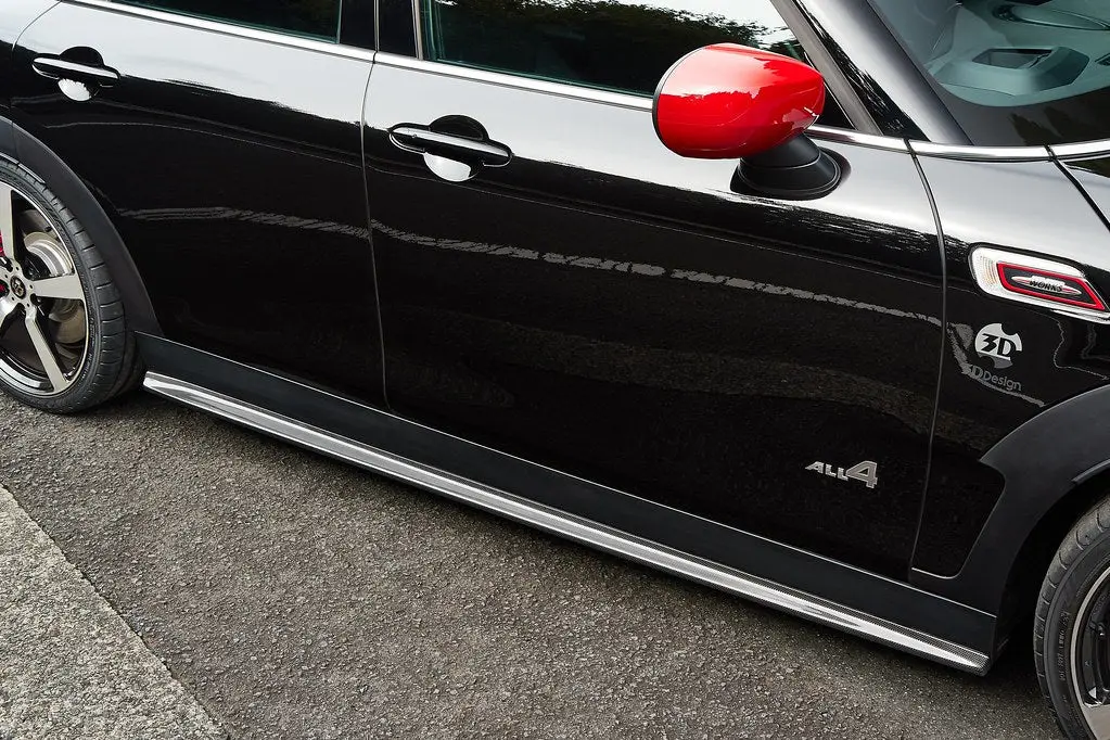 3D Design F54 Mini Cooper Clubman Jcw Carbon Side Skirt Set 1