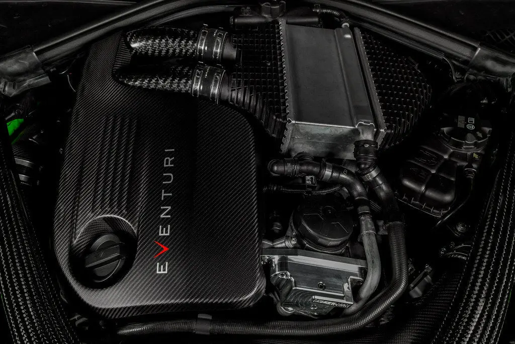 Eventuri Bmw F8x M3 / M4 S55 Black Carbon Engine Cover - Matte 1