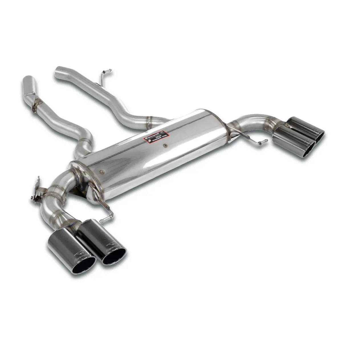 Supersprint Bmw G07 X7 Rear Exhaust Right "Gun Metal Grey" Oo90 - Left Oo90 With Valve 1