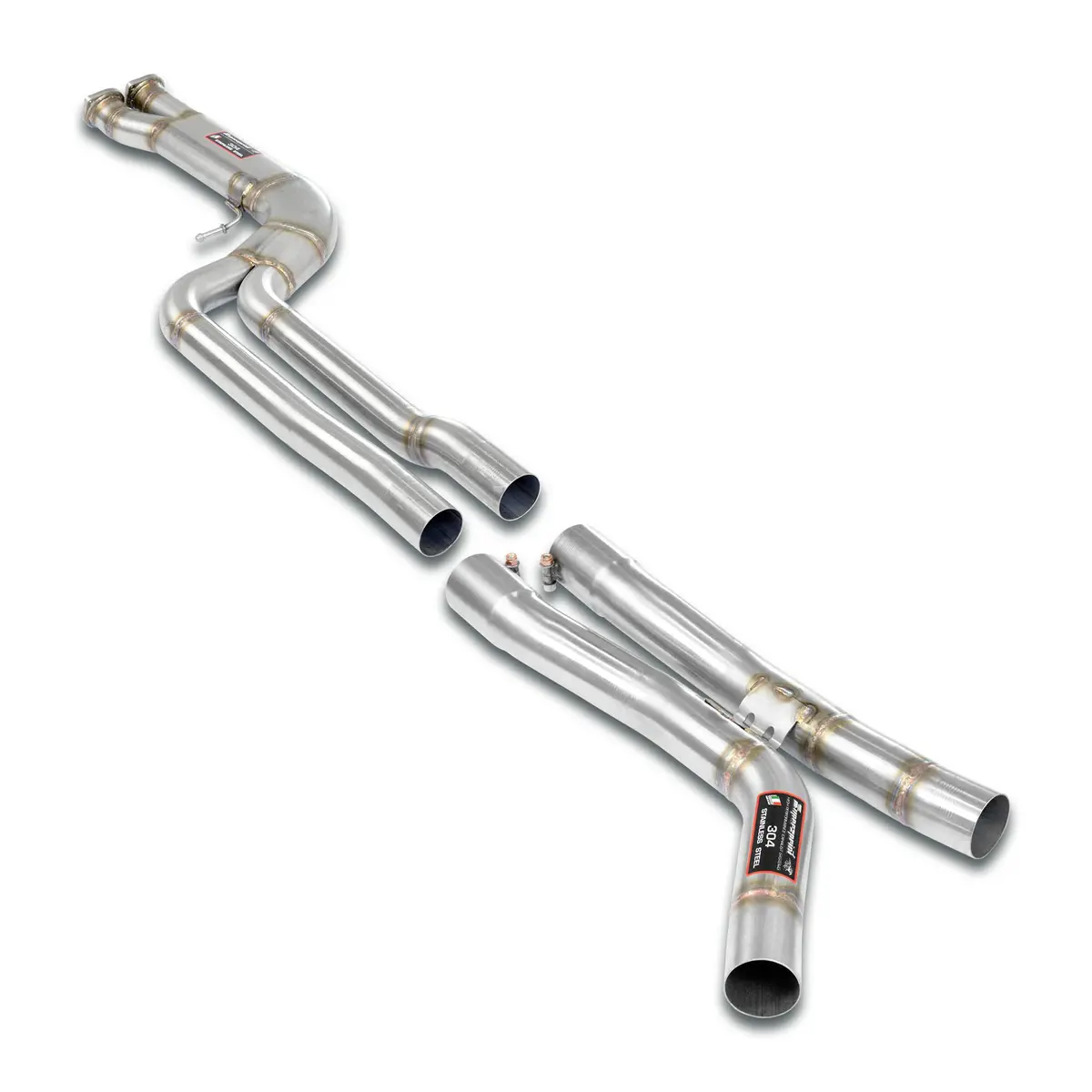 Supersprint Bmw F87 M2c J-Pipe Sound Plus Kit(Deeper Tone)(The Stock Primary Catalyitics + Stock Rear Muffler Are Mantained) 1