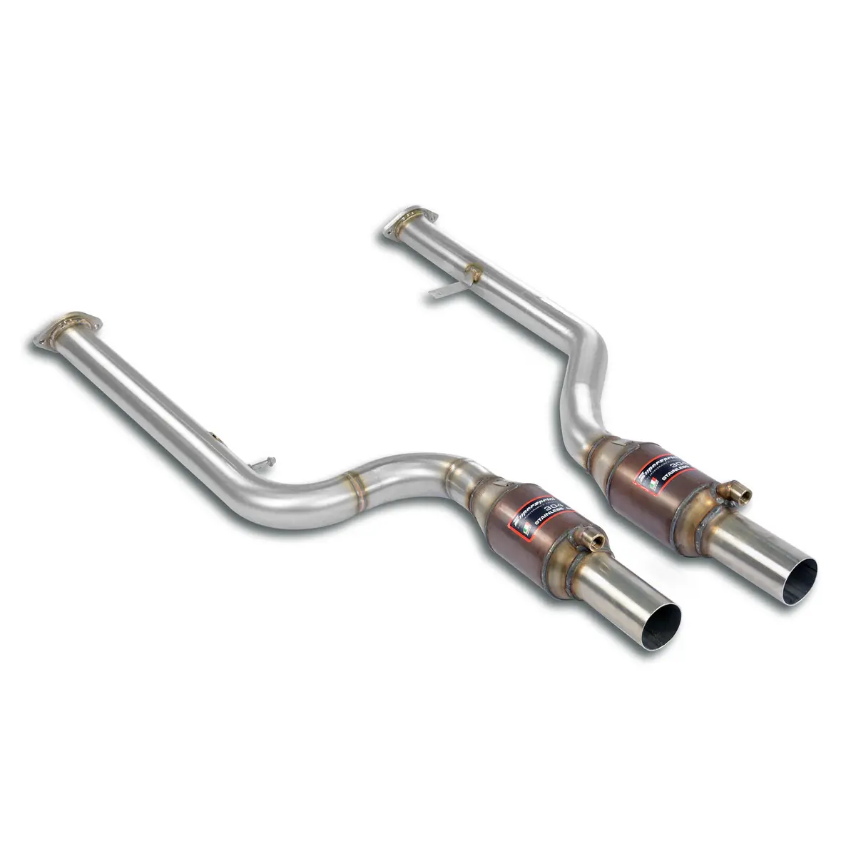 Supersprint Bmw G87 M2 Front Pipe Right - Left With Metallic Catalytics 1