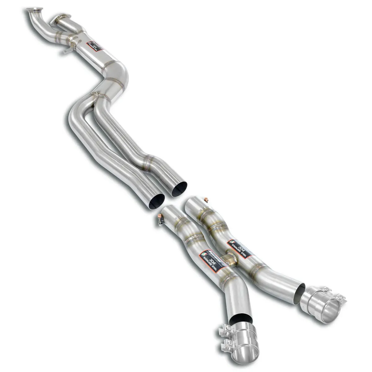 Supersprint Bmw G8x M3 / M4 J-Pipe Race Package Accepts The Std - Oem Muffler 1