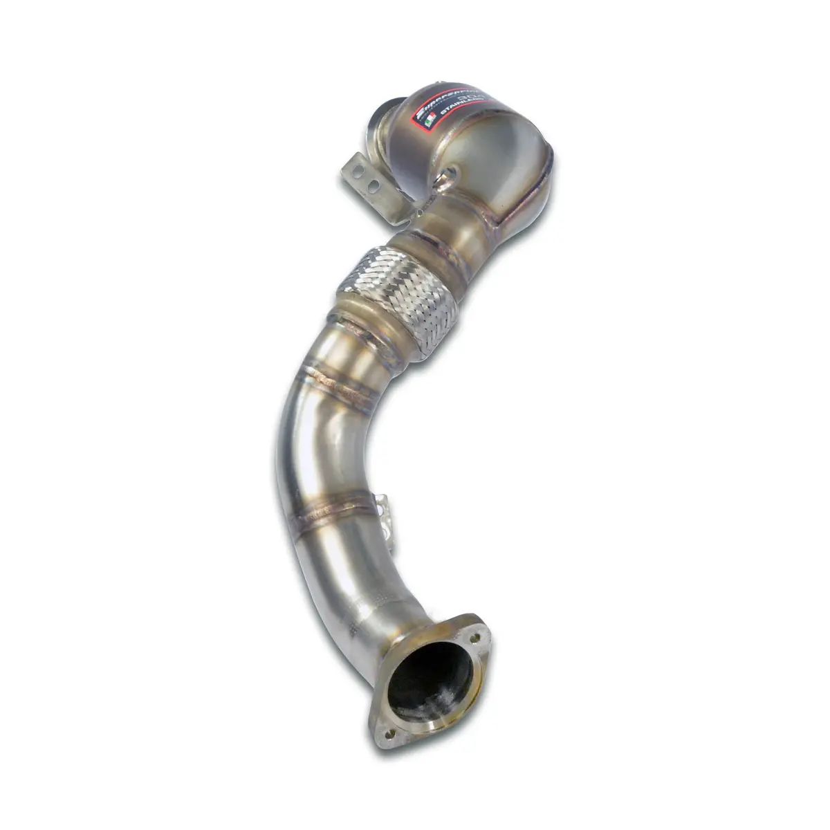Supersprint Bmw F90 M5 Turbo Downpipe Kit + Metallic Catalytic Left(Replaces Primary And Secondary Catalytics)Accepts The Stock Tertiary Catalytics 1