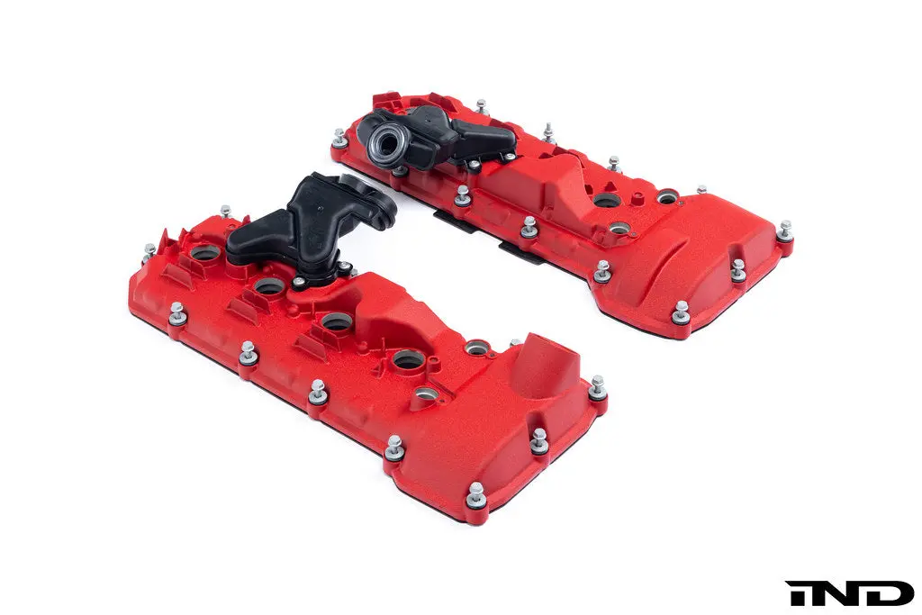 Ind E9x M3 (S65) Powder Coated Valve Cover Set With Service Kit 1