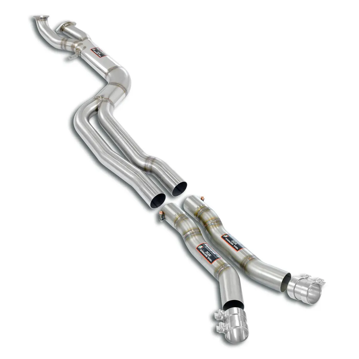 Supersprint Bmw G87 M2 J-Pipe Race Package Accepts The Std - Oem Muffler 1