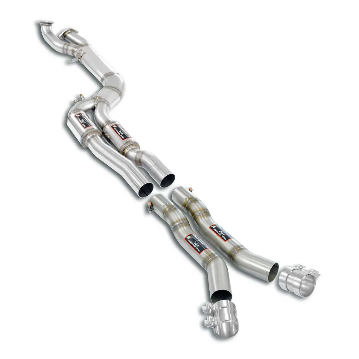 Supersprint Bmw G87 M2 J-Pipe Touring Package Accepts The Std - Oem Muffler 1