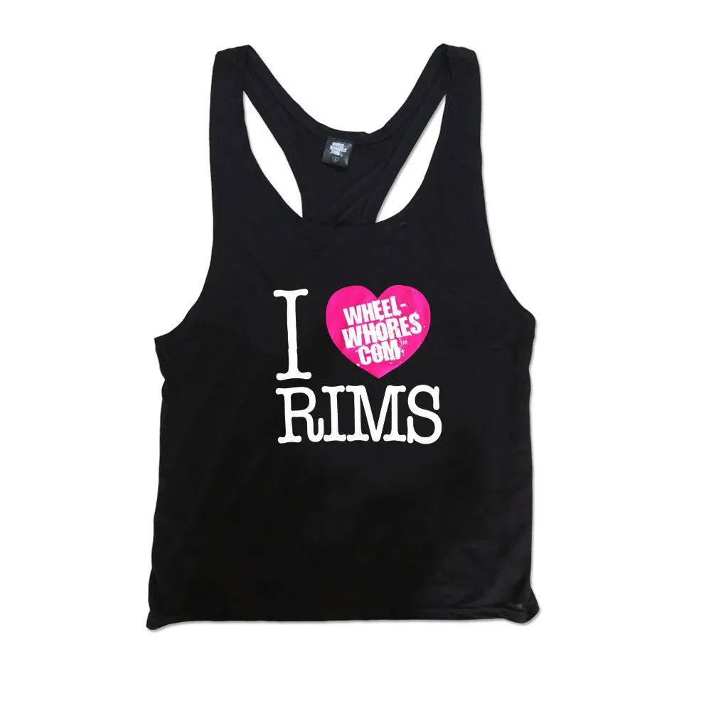 I Heart Rims (Womens Racerback Vest) 1